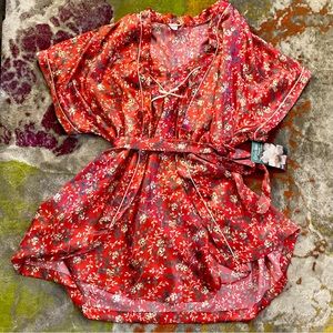 Vintage Cinema Etoile satin nightie/robe peignoir set NWT, S, holiday/Christmas